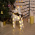 Фигура световая "Белый олень", 18 LED, 30х16х9 см 4357013