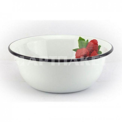 Миска 1,0л эмаль 01-0307/4М