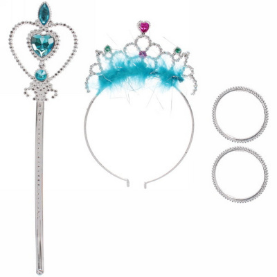 Набор карнавальный "Снежная принцесса"  (ободок, палочка, браслет), микс цветов