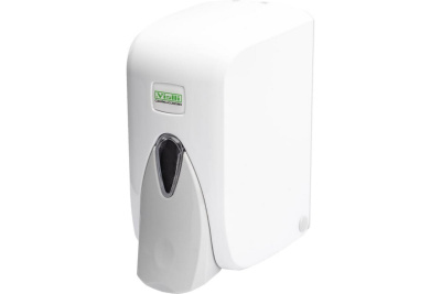 Дозатор для жидкого мыла Vialli 0.5 л белый кнопка увелич