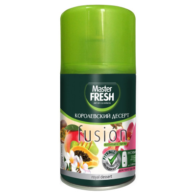 Освежитель воздуха запас. балон Мастер Фреш 250 мл королевский десерт Освежитель воздуха запас. балон Мастер Фреш 250 мл королевский десерт