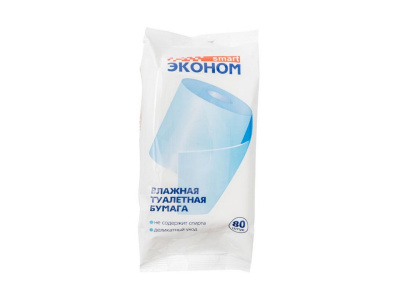 Т/бумага влажная Эконом Смарт № 80