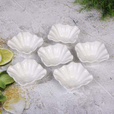 Набор соусников "White magic" 6шт "Листья"