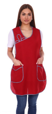 Фартук №7 Габардин бордо (44-56)