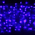 Гирлянда эл. занавес 1,5х2,5 м, 360 LED, синий "Мерцание"