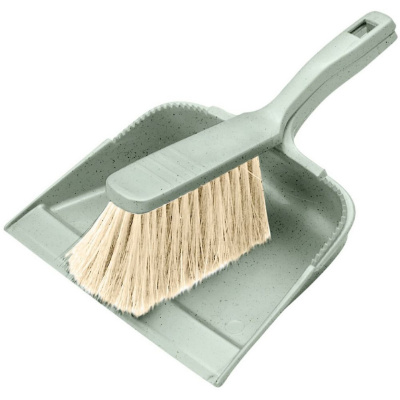 Щетка-сметка+совок Greenland, зеленый флэк