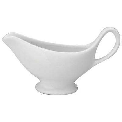 Соусник «Кунстверк» фарфор; 90мл; ,H=85,L=150/110мм; белый