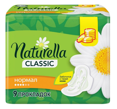 Прокладки Натурелла Классик Normal 9шт. Прокладки Натурелла Классик Normal 9шт.