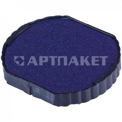 Штемпельная подушка Berlingo, синяя, пластиковая KDp_81002