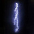 Гирлянда эл. хвост 1,1 м (9 нитей), белый, 180 LED SSLEDA180-1W YSX