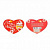 Открытка-валентинка "Счастья и любви!" глиттер, пирожное, сердца 6259617