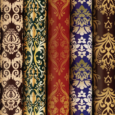 Бумага упаковочная крафт 70*100см Damask Luxury 591590