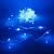 Гирлянда эл. нить 9,5 м, синий, 100 LED "Bright light"