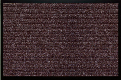 Коврик влаговпитывающий 90*150см "Ребристый" коричневый SunStep