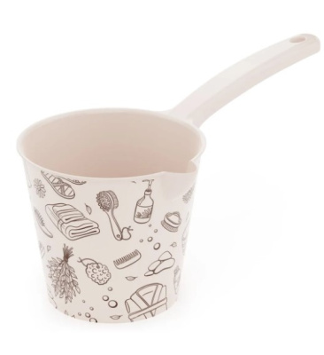 Ковш "Русская банька" 1,5л со сливом