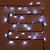 Гирлянда эл. д/улицы нить 7 м, 80 LED, IP54, белый холодный, черный провод 183-232