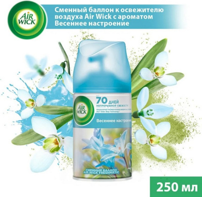 Освежитель воздуха Аэрвик сменный блок пьюр весеннее пробуждение Освежитель воздуха Аэрвик сменный блок пьюр весеннее пробуждение