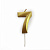 Свечи для торта 5см Цифра Gold 7