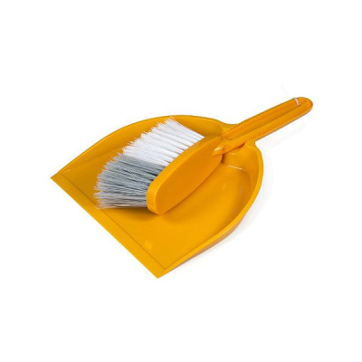 Совок д/мусора со щеткой Фанго, колор