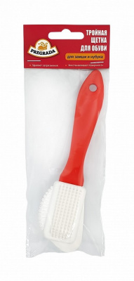 Щетка д/обуви PREGRADA тройная 