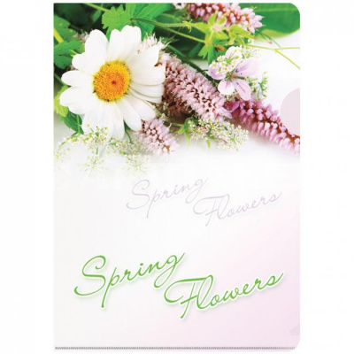 Папка-уголок "Spring Flowers", А4, рисунок AGp_04031