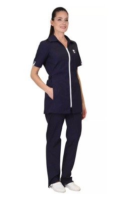 Костюм "СИРИУС-ЛИРА" женский темно-синий р120-124/170/176 Костюм "СИРИУС-ЛИРА" женский темно-синий р120-124/170/176