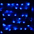 Гирлянда эл. д/улицы нить 25 м, 300 LED, IP54, синий, черный провод 183-0015