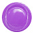 Тарелка бум. 18 см. праздничная /6шт/ Purple