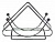 Салфетница AN52-1 Треугольник