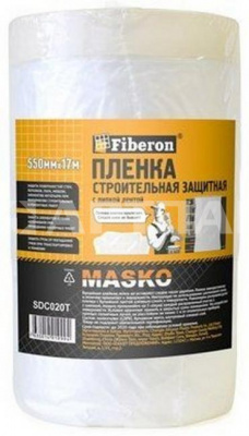 Пленка защитная с клейким слоем MASKO 550мм х 17м "Fiberon"/60 104 035