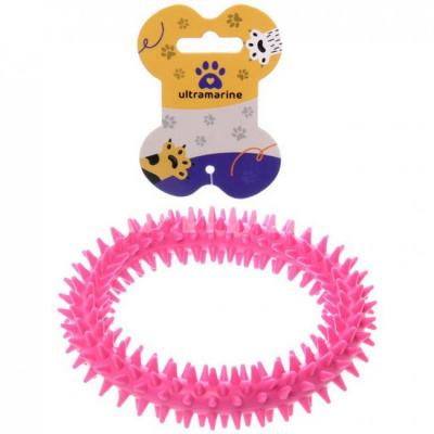 Игрушка для собаки "Bubble gum-Кольцо преданности" розовый Ultramarine
