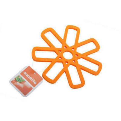 Подставка под горячее оранжевая 15,5х15,5см 