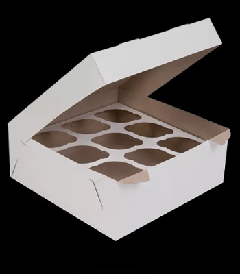 Коробка для пирожных OSQ Muf 9 250x250x100 мм