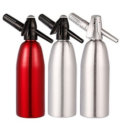 Сифон для газирования воды 1 л, цвет - серебро