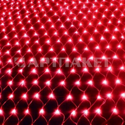 Гирлянда эл. сетка 2х2 м, красный, 240 LED FBWLEDB240-4R