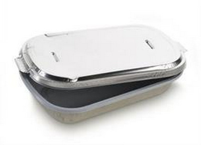 Касалетки фольгированные с крышкой