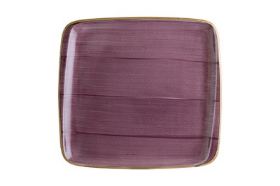 Тарелка прямоуг. 270*250 мм. без полей Блэкберри