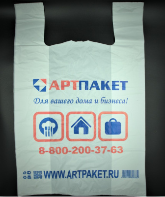 Пакет майка 38*60 "Артпакет" 20мкм