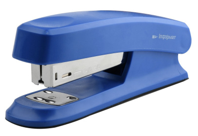 Степлер №24/6, 26/6 20л INFORMAT Classic пластик синий