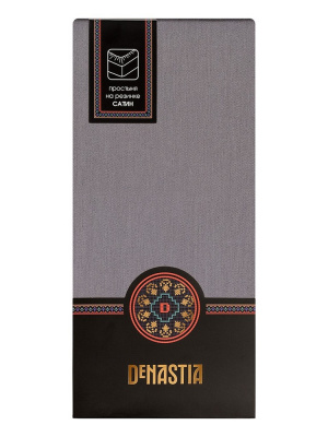 Проcтыня на резинке DeN сатин 160x200+25 100%хб, серый Проcтыня на резинке DeN сатин 160x200+25 100%хб, серый
