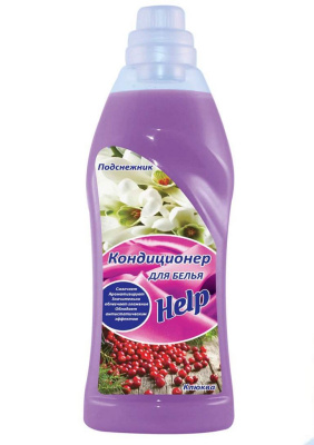 Кондиционер д/белья HELP 1л. подснежник и клюква