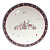 Тарелка "Зимняя сказка" 25 *25 *3 см 743182