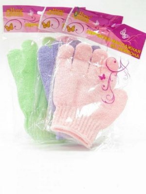 Перчатка массажная из нейлона 57201