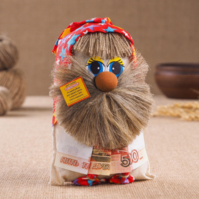 Оберег «Домовой с рублями», микс 2690033