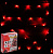 Гирлянда эл. нить 3,5 м, 36 LED, IP20, красный, зеленый провод 130-364