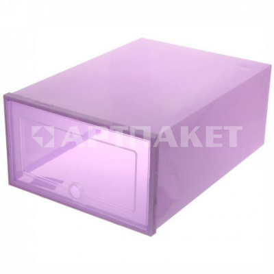Коробка д/хранения 33,5х23,5х13,5 фиолетовая
