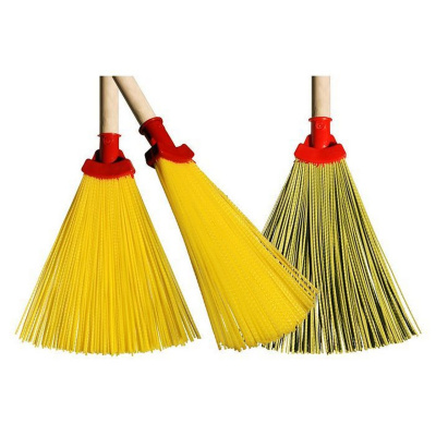 Метла пластиковая синтетическая №2 (260*210мм) веерная