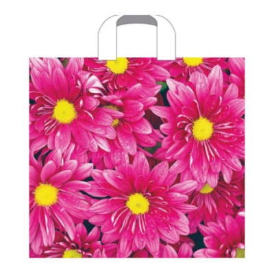 Пакет ПЭ, 38х34 см, 70 мкм, с петлевой ручкой, "Флер"