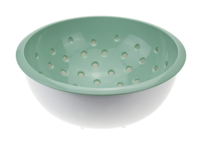 Дуршлаг с миской 2л Фисташковый