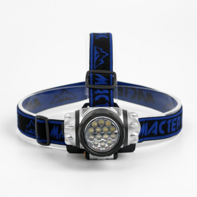Фонарь налобный "Мастер К" 14 LED 3 ААА 555026            